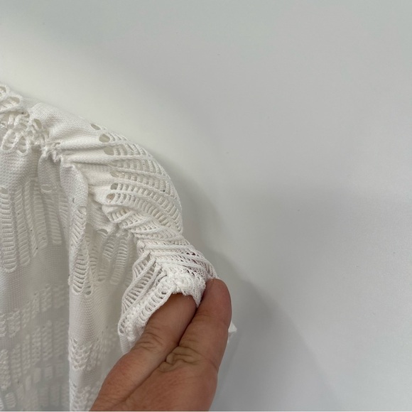 Lauren Ralph Lauren Cover up Tunic Dress Size XL Women’s Open Knit Tie Waist - Picture 6 of 7